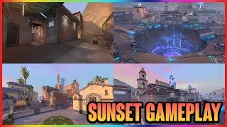 NEW MAP SUNSET GAMEPLAY  + INGAME  FOOTAGE - VALORANT SUNSET MAP