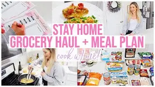 *NEW GROCERY HAUL + MEAL PLAN WITH ME! STAY HOME COOK WITH ME 2020! SAHM + HOMEMAKER 