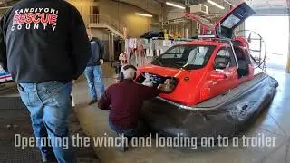 Kandy District Rescue Squad Christy 6146 FC Hovercraft Training