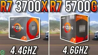 Ryzen 7 3700X vs Ryzen 7 5700G - Any Difference?