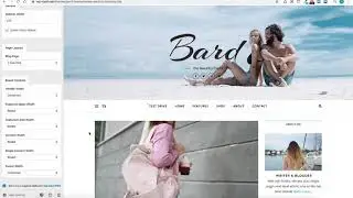 Customize General Layouts in the Bard Free Wordpress Theme