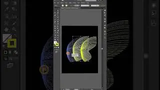 Repetition Effect Using Tilde Key: Simple Butterfly #logo #adobe #illustrator