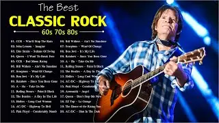 The Best Classic Rock 60s 70s 80s | AC/DC. Aerosmith, Bon Jovi, Scorpions, CCR, Gnr...