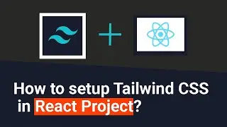 How to setup  tailwind css setup  in React JS ||  how to use tailwind css in react 