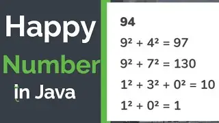 Happy Number in Java |  ICSE and ISC