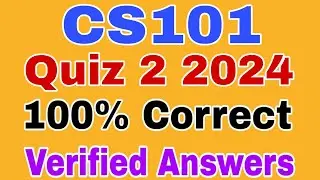 CS101 Quiz 2 Solution 2024||Cs101 Quiz 2 2024 ||Cs101 Quiz 2 solution 2024||Cs101 quiz 2 Spring 2024