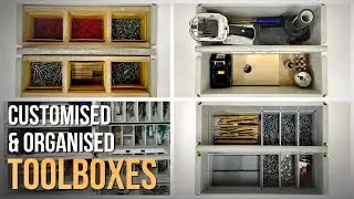 How to keep work tools organised | #Festool | Handy storage solutions | Customised toolbox | D.I.Y