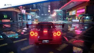 Cyberpunk 2077 PATCH 2.01 But Nissan Skyline GT-R R34 Car Gameplay With DLSS 3.5 Ray Reconstruction