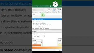 using conditional formatting put colour in cells in MS EXCEL