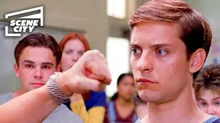 Peter Fights Flash at School | Spider-Man (Tobey Maguire, Kirsten Dunst)