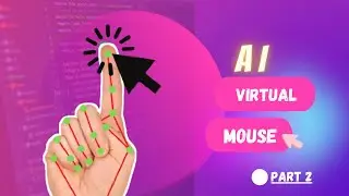 AI virtual mouse | OpenCV Python | how to make virtual assistant part - 9