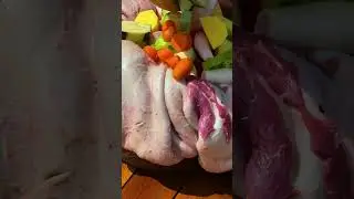 Special Recipe - Meats and Vegetables in a Wild Cow Skin 🔥