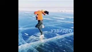 Олимпийская чемпионка на льду байкала