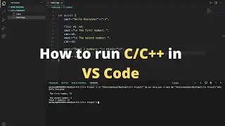 How to run C/C++ in VS Code on MacOS