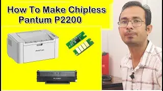 How to make Pantum P2200 chipless || INKCHIP FIX Reset Firmware