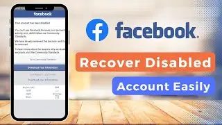 Recover Disabled Facebook | Your Account Has Been Disabled Problem Solution