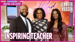 Teacher Surprised by Jennifer Hudson Has a Heartfelt Message for His Wife | Just Happened