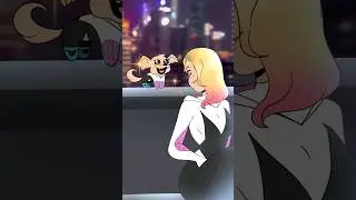 Spider-Gwen ARA ARAs Smexy Borzoi #animation #shorts