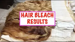 Hair Bleach Results, What happens if you bleach black hair, bleach grey hair, bleach henna hair