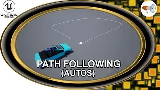 📢 Path following en autos, auto sigue path. Unreal engine 102 - tutorial español.