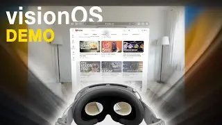 This is visionOS on Apple Vision Pro!