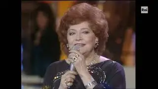 Nilla Pizzi - Grazie dei fiori + Intervista (Buonasera Raffaella 1986)