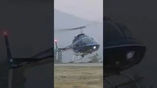 Bell 206 - Helicopter Landing