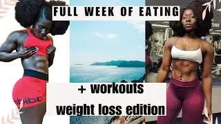 What I eat in a day|weight loss|Full week workout & food |couple workouts|grocery hull |Facials