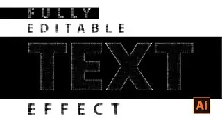 text effect in illustrator- 1S