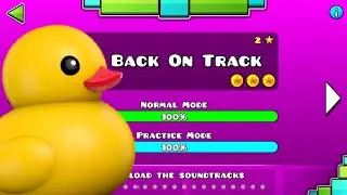 Pato se pasa Back On Track | Geometry Dash