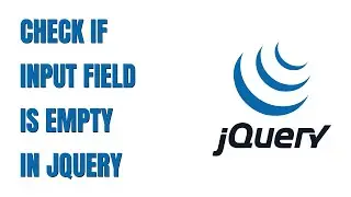 Check If Input Field is Empty in jQuery - HowToCodeSchool.com