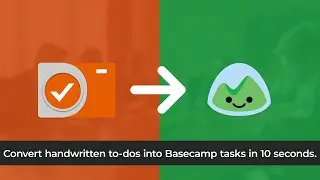 TaskCam to Basecamp Integration - To-dos