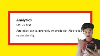 analytics are temporarily unavailable. please try again shortly