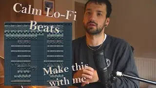 Making a Calm Lo fi Hip Hop Beat in Fl Studio 21 from Scratch | Beat Making Tutorial