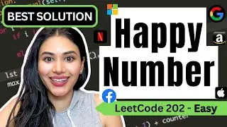 Happy Number - LeetCode 202 - Python  