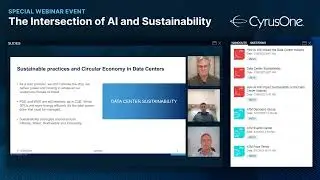 CyrusOne Webinar: The Intersection of AI and Sustainability