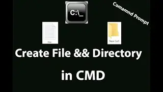 How to Create Folder and Directory through CMD | Command Prompt  | DOSd