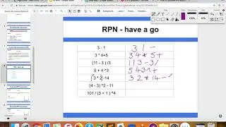 Reverse Polish Notation - Evaluating infix expressions (practice questions)