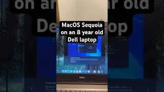 Running the newest MacOS on my 8 year old laptop 