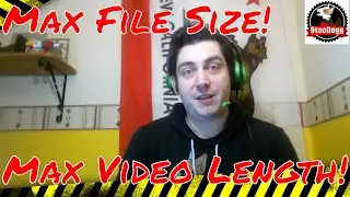 Youtube's Maximum File Size And Video Length!