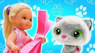 Сборник видео про куклу Штеффи - Игры для девочек в куклы Барби и дочки матери