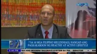 7 sa 10 mga Filipino millennials, hangad ang pagkakaroon ng healthy at active lifestyle