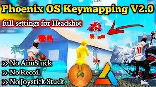 PhoenixOS Keymapping free fire 2021 Without Mouse problem V2.0