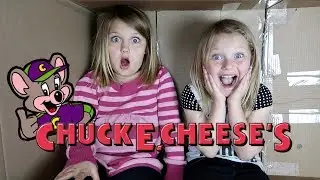 We Pretend to MAIL OURSELVES TO CHUCK E CHEESE! (skit)