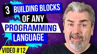 Three Building Blocks Of ANY Programming Language - Learn to Code Series - Video #12