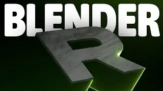 Glowing Edge Text Effect - Blender Tutorial