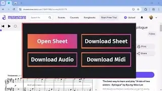 How to download sheet music from musescore.com for free in 2025