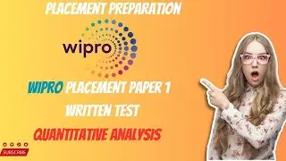 WIPRO Placement Paper 1  Written Test | QA | PART-1 |  @codewithvikas