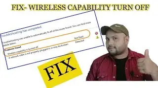 Wireless capability is turned off windows 7 | How to fix unidentified network issue