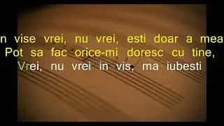 Catalin Josan Vrei nu vrei esti doar a mea KARAOKE 2024
